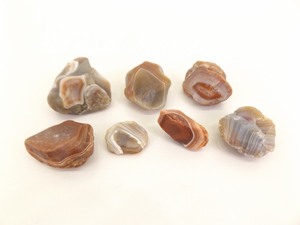 lot 86 image: 7 Lake Superior Agates 3.68 Ounces Total Weight