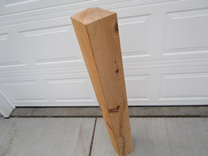 White oak post - perfect for newel ...
