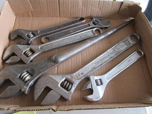 Adjustable wrenches 8-12 with Di...