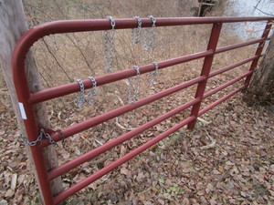 Tube gate, 16ft x 4ft high, 2 tube...