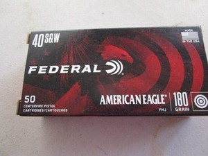 Federal American Eagle 40S&W, 180gr...
