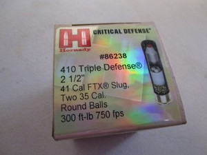 Hornady Critical Defense, 410 Tripl...