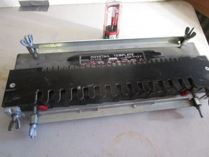Dovetail jig with bit...