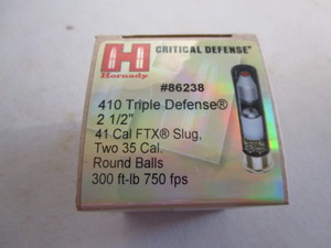 Hornady Critical Defense, 410 Tripl...