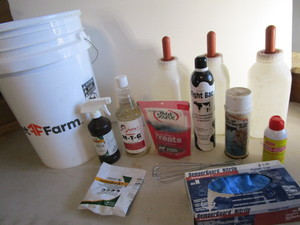 Feeder bottles, new livestock veter...