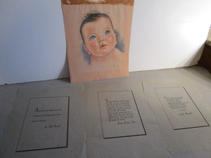 Vellum type paper with printed Prov...