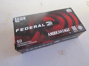 Federal American Eagle 40S&W, 180gr...