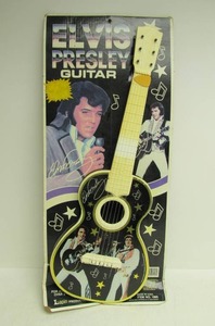 lot 39 image: Vintage 1980s Lapin Products ELVIS Toy Guitar