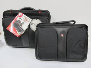 lot 87 image: Brand New WengerSwiss Army 2-Piece Luggage Set