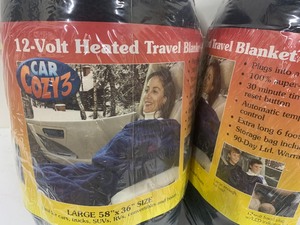 lot 89 image: 2 Brand New CAR COZY Heated Travel Blankets