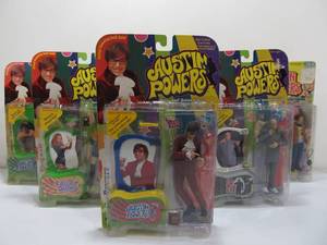 lot 57 image: Lot of 5 Mint on Card AUSTIN POWERS Action Figures