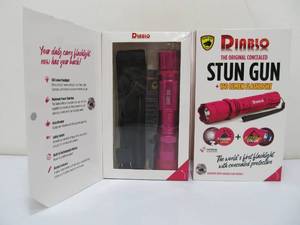 lot 103 image: 2 Brand New Diablo Combination Stun Gun wFlashlight