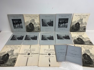 lot 199 image: Large Group of Vintage 1930s-40s CMStP&ampP Railroad Annual Report Books etc