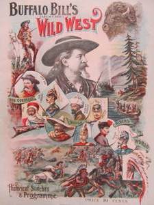 lot 119 image: Original 1898 BUFFALO BILLS (Cody) Wild West Show Congress of Rough Riders Program 