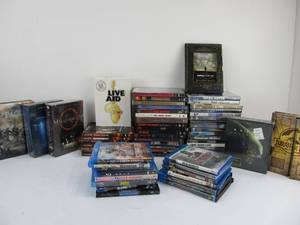 lot 156 image: Large Group of DVDs & Blu-Rays - Many Still Sealed