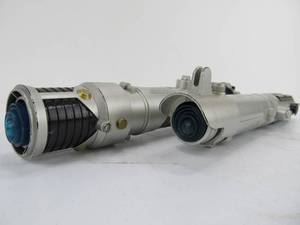 lot 159 image: Pair of Life-Size Hasbro STAR WARS Telescoping Light Sabers