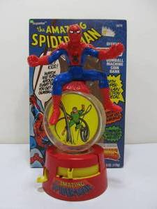 lot 172 image: Vintage 1984 Superior SPIDER-MAN Gumball Machine