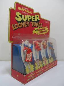 lot 174 image: Vintage 90s McDonalds Super Looney Toons Happy Meal Countertop Store Display