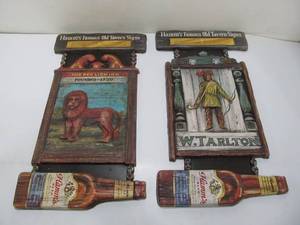 lot 205 image: 2 Vintage 1970s HAMMS Famous Old Tavern Beer Signs