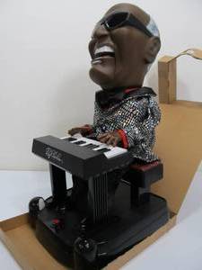 lot 228 image: Mint In Box RAY CHARLES Animatronic Figure