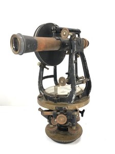 lot 297 image: Antique Bausch & Lomb Optical Company Theodolite Surveying Instrument