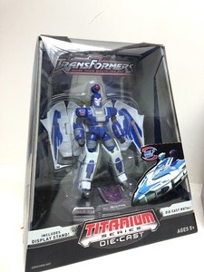 lot 311 image: 3 Brand New Titanium Series Die-Cast Metal TRANSFORMERS Action Figures