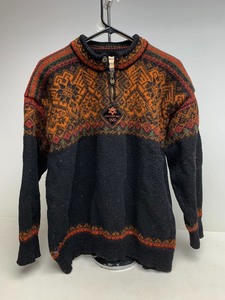 lot 332 image: DALE OF NORWAY Salt Lake 2002 Half Zip Wool Sweater - Size XL