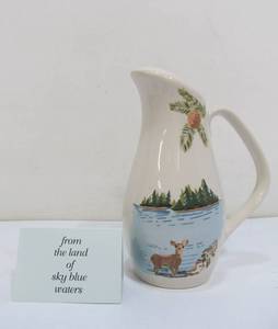 lot 97 image: HAMMS BEER COMMEMORATIVE MINI PITCHER RED WING 2000 COLLECTORS SOCIETY