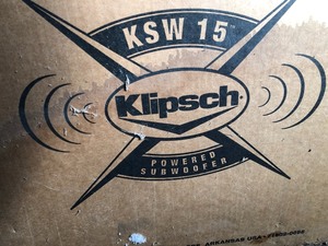 lot 15 image: KLIPSCH Model KSW-15 Subwoofer