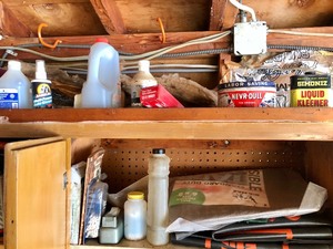 lot 35 image: Entire Contents of Cabinet - Tons of Auto Manuals