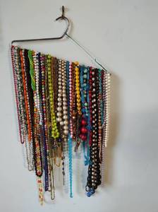 Hanger Filled with Necklaces