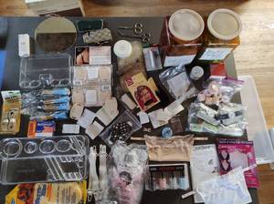 Collection of Makeup, Toiletries, and Accessories