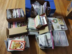 Huge Collection of Greeting Cards and Notepads