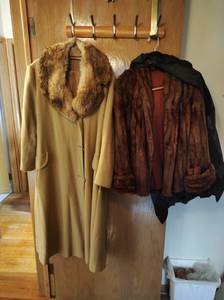 Collection of Vintage Jackets and Accessories- Some Fur