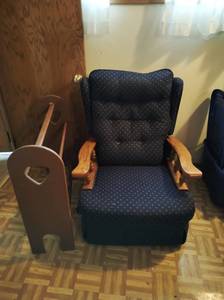 Chair and Quilt Rack