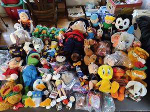 Collection of Stuffed Animals and Toys