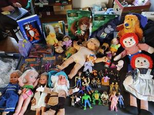 Collection of Dolls and Toys