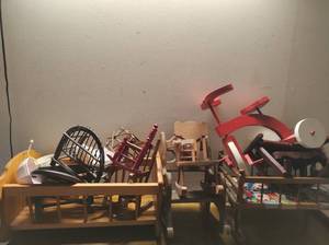 Collection of Dolls and Doll Furniture