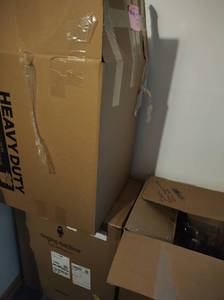 Three Large Boxes of Dolls and Stuffed Animals