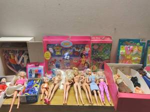 Collection of Barbies, Other Dolls, and Barbie Accessories