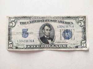 Series 1934 Five Dollar Silver Certificate