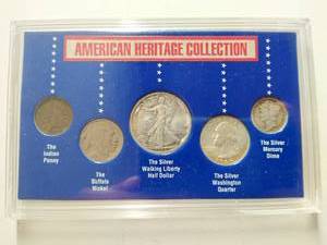 Heritage Collection With Silver Coins
