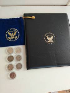 Collection Of 7 Nickels With Case