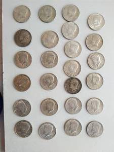 Collection Of Kennedy Half Dollar Coins From 1965-1969