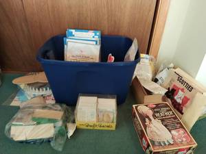 Collection Of Art And Craft Supplies