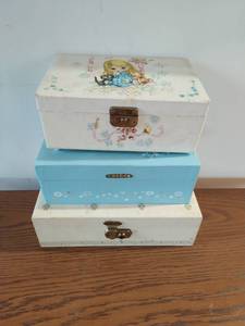 Three Vintage Jewelry Boxes