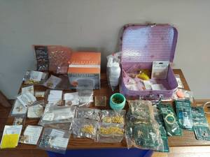 Collection of Jewelry Parts and Cleaner