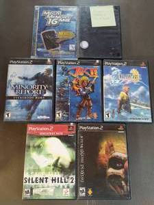 Collection of PlayStation 2 Games and 16MB Memory Card