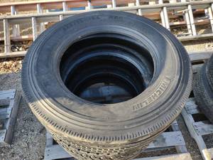 (3) New 22575R19.5 Tires (2) Miche...