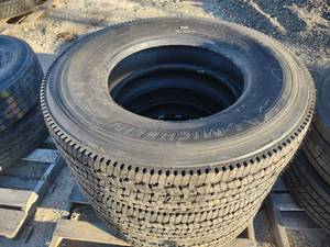 (3) Retread 27580R22.5 Tires...